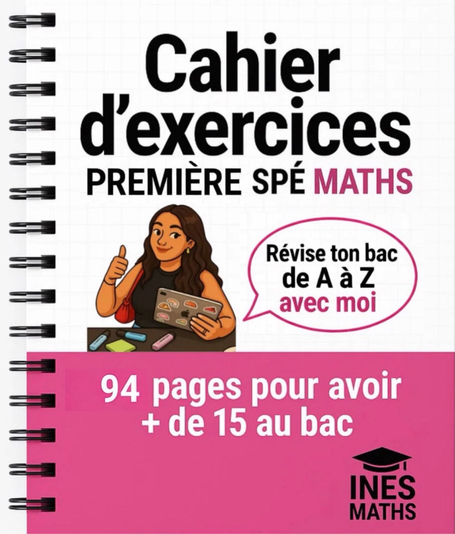 BAC 1ère spé maths : Cahier d’exercices (94 pages)