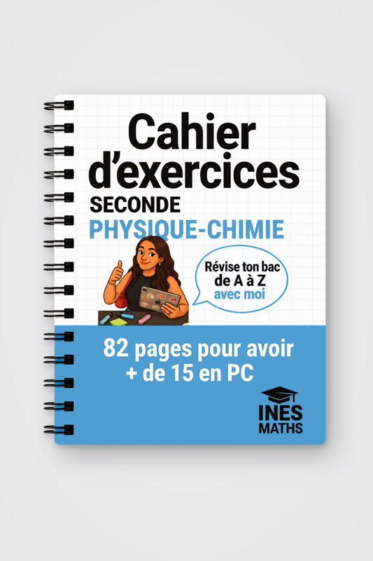 Seconde PC : Cahier d’exercices (82 pages)
