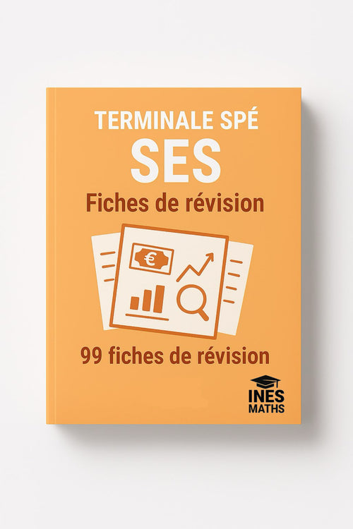 BAC spé SES : Fiches de révision (99 fiches)