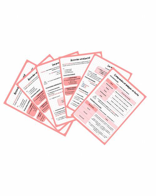 Pack brevet de français (47 pages)