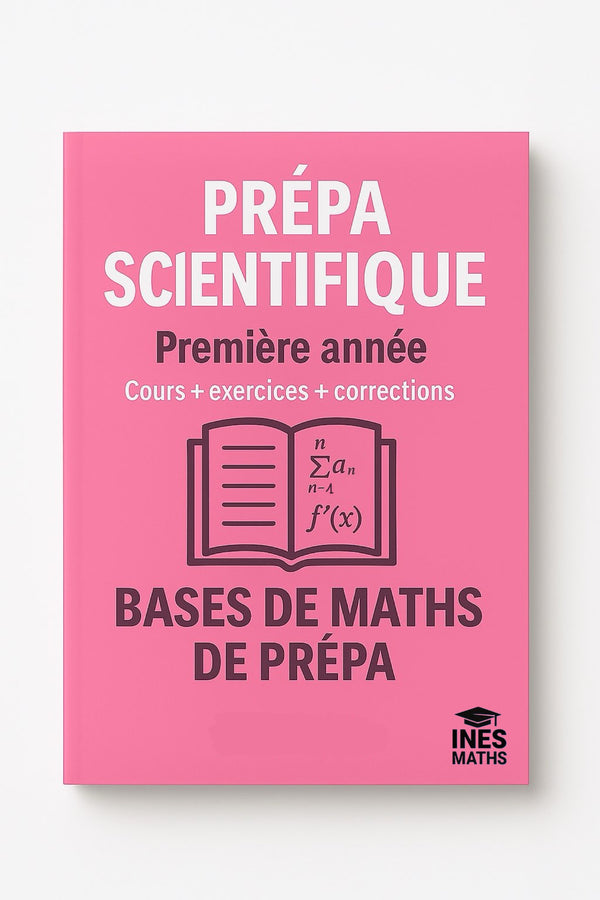 Fiches de révision et exercice de prépa scientifique en maths