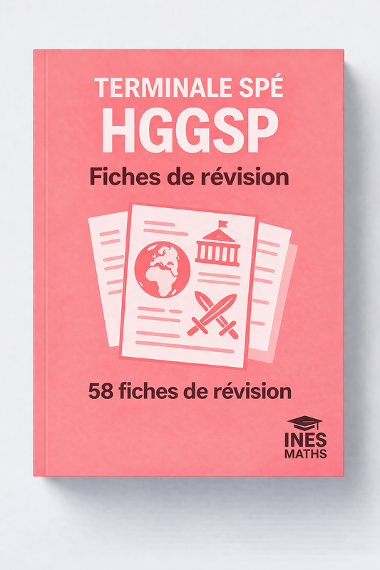 BAC spé HGGSP : Fiches de révision (58 fiches)