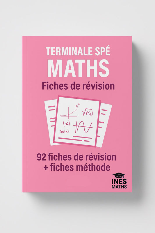 BAC spé Maths : Fiches de révision + Fiches méthode (92 fiches)