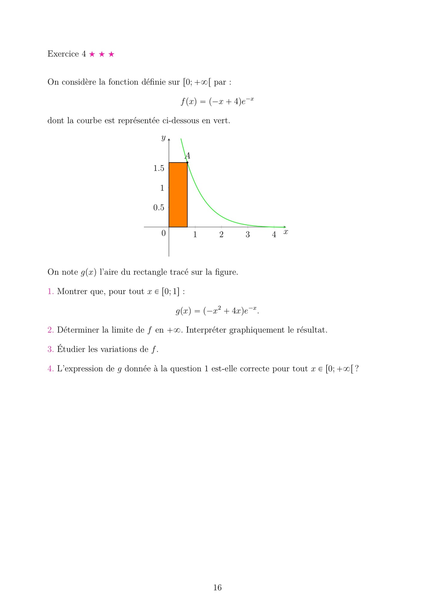 Fiche d'exercices de Maths Terminale sur la limite d'une fonction. Graphique asymptotique vertical et horizontale. Étudier les variations des limites et développement limité. Support pour le bac spécialité.