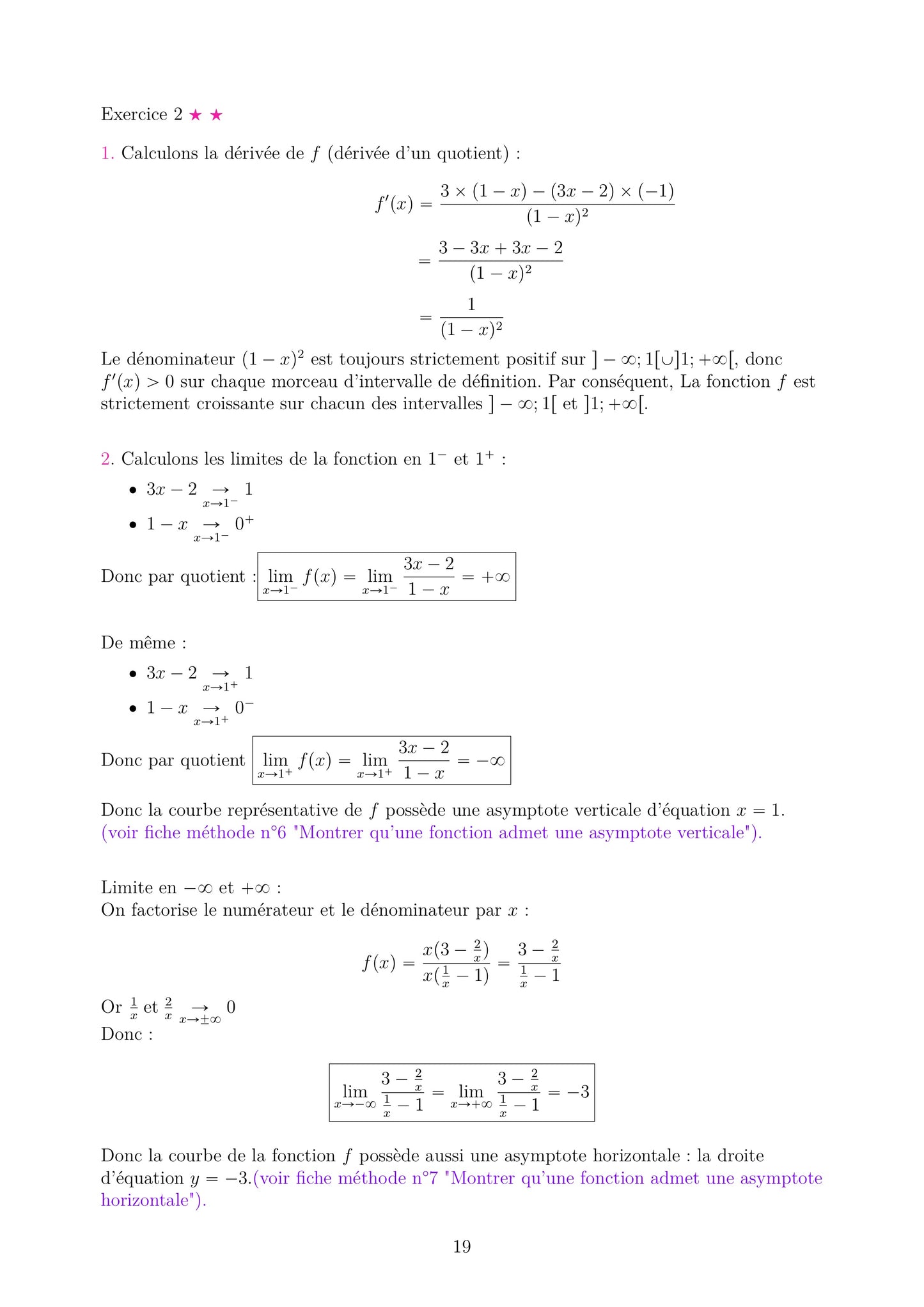 Fiche d'exercice sur l'étude de discontinuité de fonctions en Maths Terminale. Support pour bac spécialité.