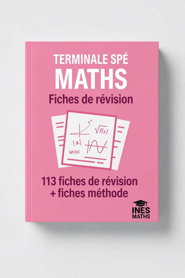 BAC spé Maths : Fiches de révision + Fiches méthode (113 fiches)