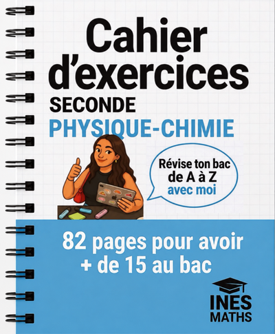 Seconde PC : Cahier d’exercices (82 pages)