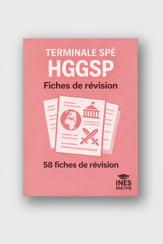 BAC spé HGGSP : Fiches de révision (58 fiches)