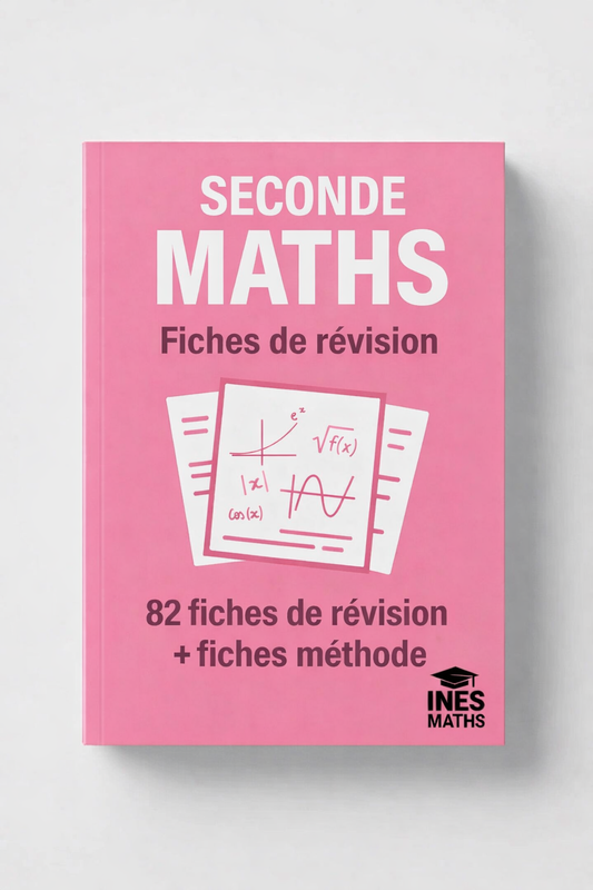 Fiche de révision et méthode des Maths de seconde par InèsMaths