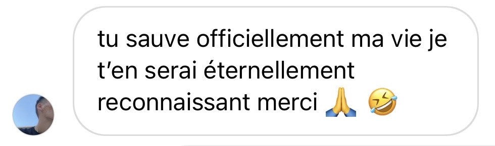 Tu sauves officiellement ma vie — témoignage élève fiches révision