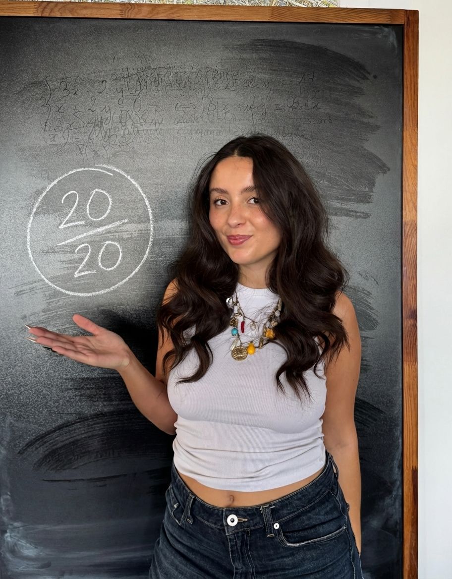 Inès, professeure de mathématiques